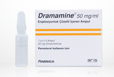 DRAMAMINE 50 MG/ML ENJEKSIYONLUK COZELTI ICEREN 5 AMPUL